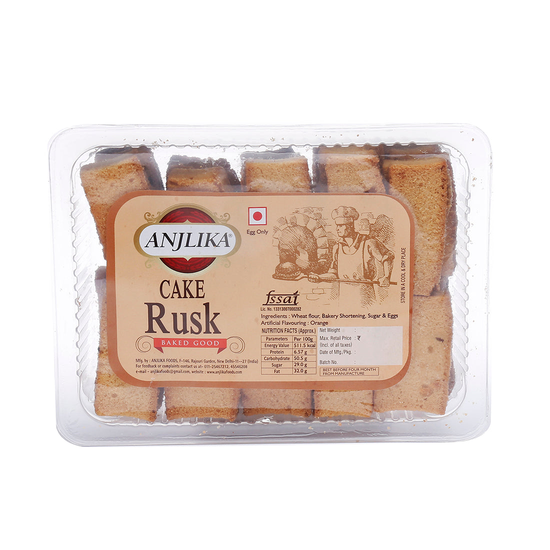 Cake Rusk 350g