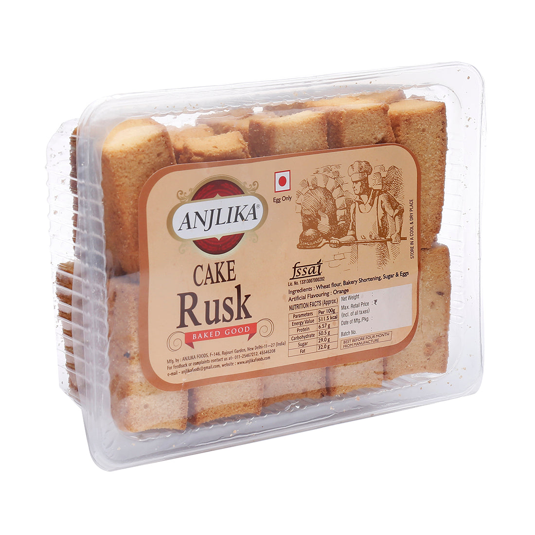 Cake Rusk 350g