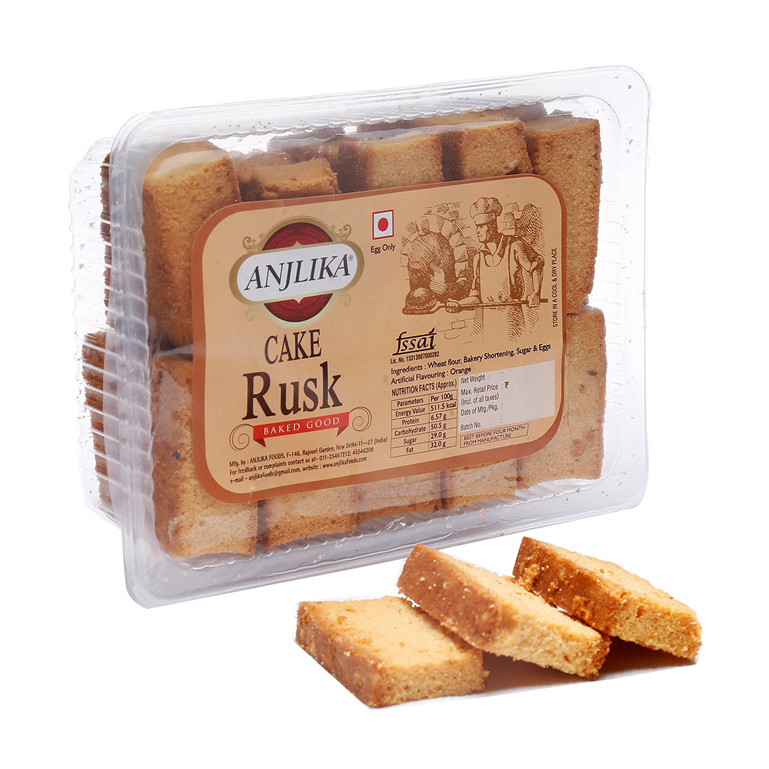 Cake Rusk 350g