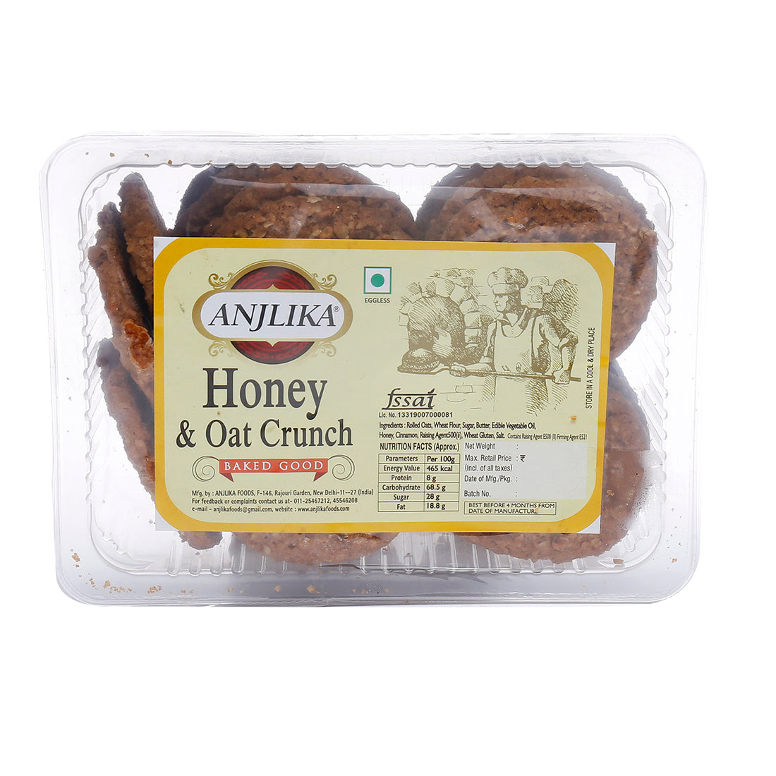 Honey & Oats Crunch 350g