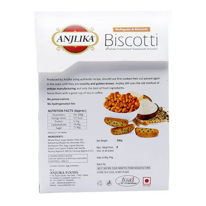 Multigrain Almond Biscotti 250g