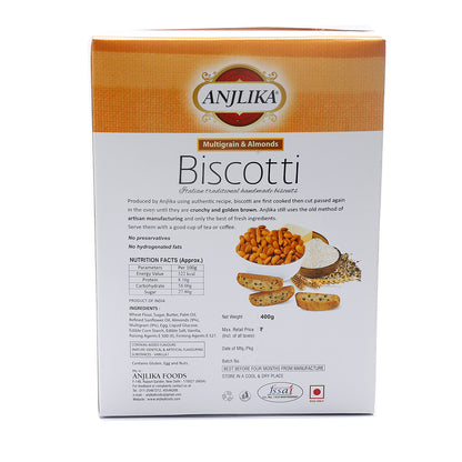 Multigrain Almond Biscotti 400g