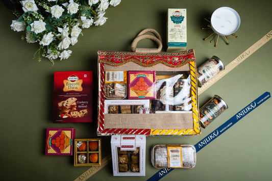 Jute Bag Picnic Hamper